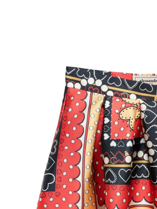 26SS 알레산드로 엔리케즈 숏 스커트 SK01DUP FOULARD Red - ALESSANDRO ENRIQUEZ