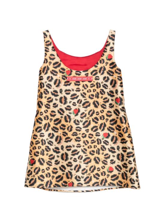 26SS 알레산드로 엔리케즈 미디 원피스 D111DU ANIMAL Brown - ALESSANDRO ENRIQUEZ