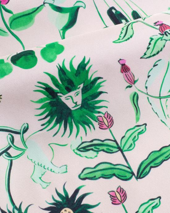  프티장 파리 머플러/스카프 쁘띠장 파리 실크 까레 스카프 투알 판타스티크 - PETITJEAN PARIS