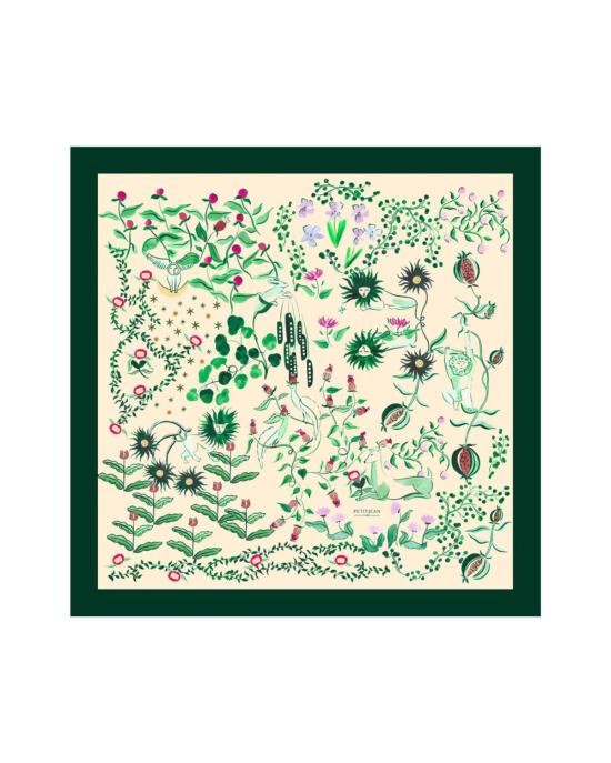  프티장 파리 머플러/스카프 쁘띠장 파리 실크 까레 스카프 투알 판타스티크