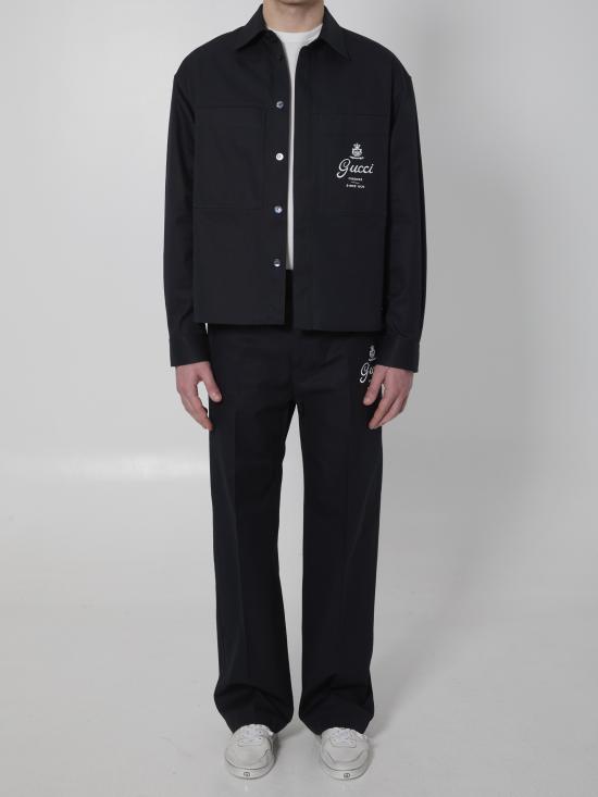 26SS 구찌 긴팔 셔츠 851711 BLUE - GUCCI