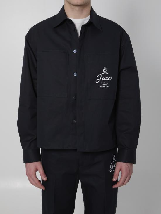 26SS 구찌 긴팔 셔츠 851711 BLUE