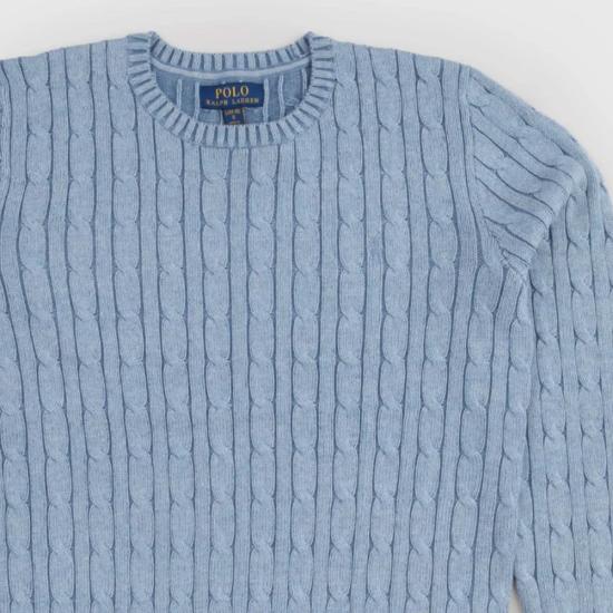 26SS [키즈] 폴로 랄프로렌 니트/스웻셔츠 323702674 507 Blue heather c7110 - POLO RALPH LAUREN