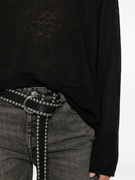 26SS 마제스틱필라쳐 스웨터 KE6K194FPU783 002 Black - MAJESTIC FILATURES