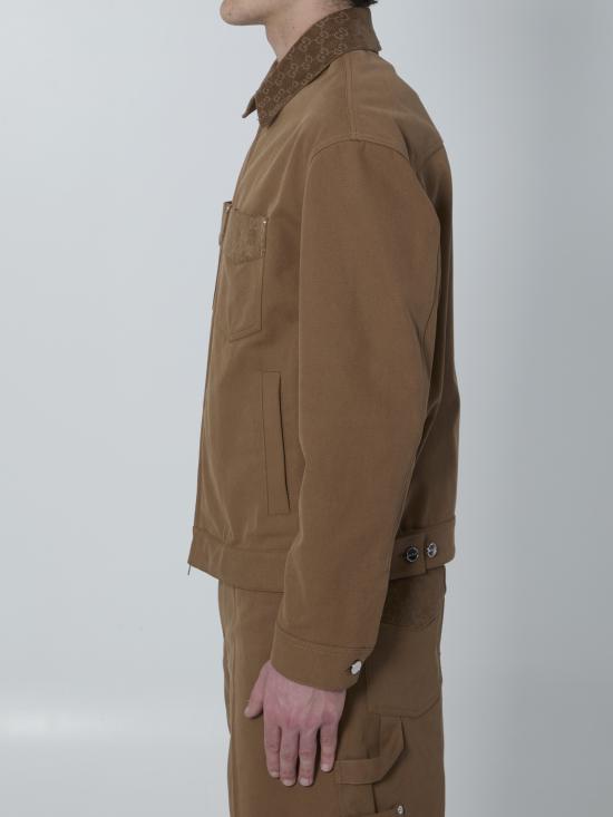 26SS 구찌 GG 디테일 집업 자켓 854304 BROWN - GUCCI