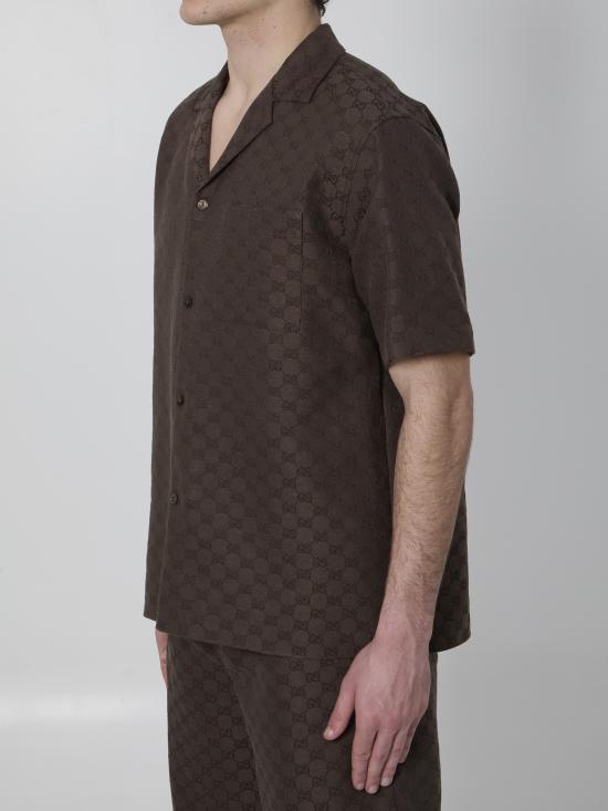 26SS 구찌 긴팔 셔츠 794907 BROWN - GUCCI