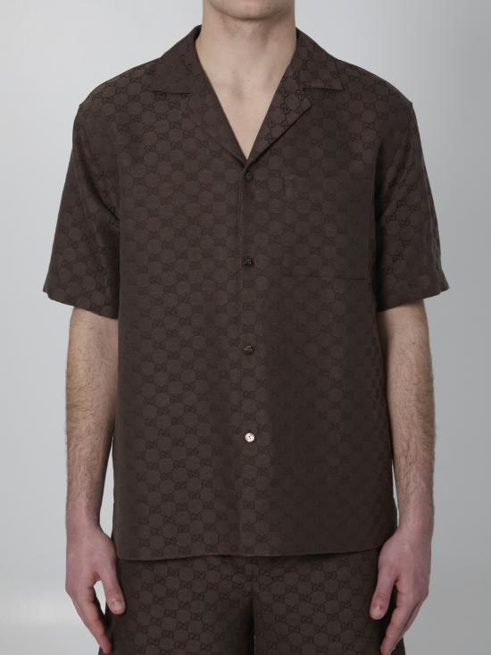 26SS 구찌 긴팔 셔츠 794907 BROWN