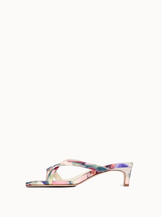  프레다 살바도르 힐/펌프스 일레인 힐스 수채화 새틴 - FREDA SALVADOR