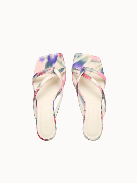  프레다 살바도르 힐/펌프스 일레인 힐스 수채화 새틴 - FREDA SALVADOR