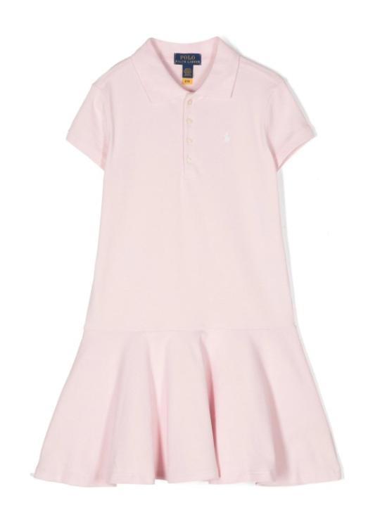 26SS [키즈] 폴로 랄프로렌 원피스 313698754 078 Hint of pink w white