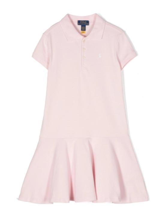 26SS [키즈] 폴로 랄프로렌 원피스 312698754 082 Hint of pink w white