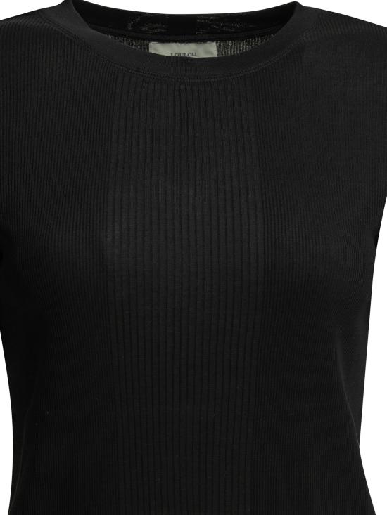 26SS 루루 드 세종 반팔 티셔츠 AVALYN LDSBLACK Black - LOULOU DE SAISON