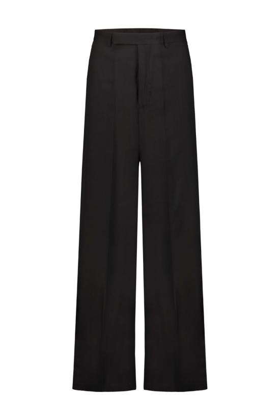  릭 오웬스 스트레이트 팬츠 테일러드 퍼뱅크스 팬츠 블랙