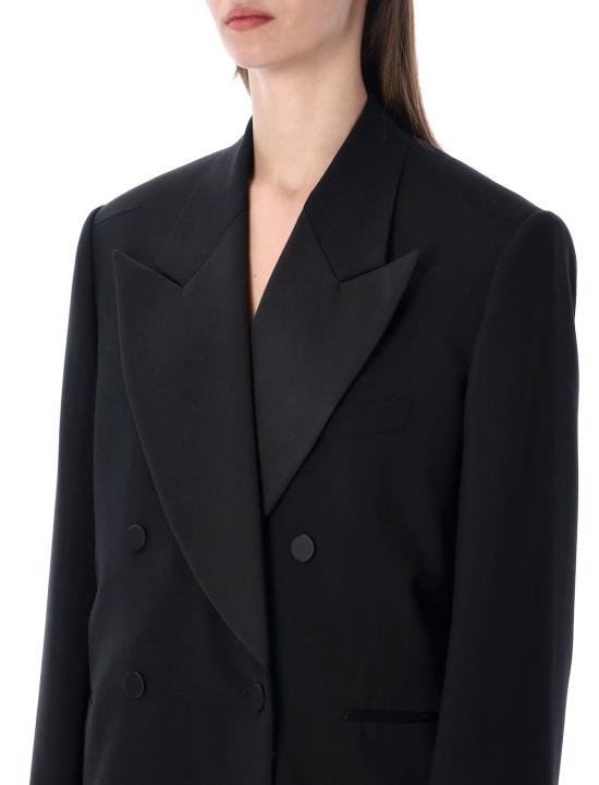  드리스 반 노튼 수트 자켓 Dries Van Noten Bosea 턱시도 재킷 블랙 - DRIES VAN NOTEN