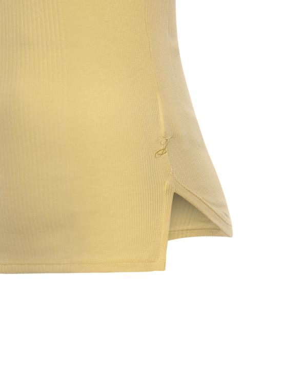 26SS 자크뮈스 긴팔 티셔츠 TSW00559AJ00103 210 LIGHT YELLOW - JACQUEMUS