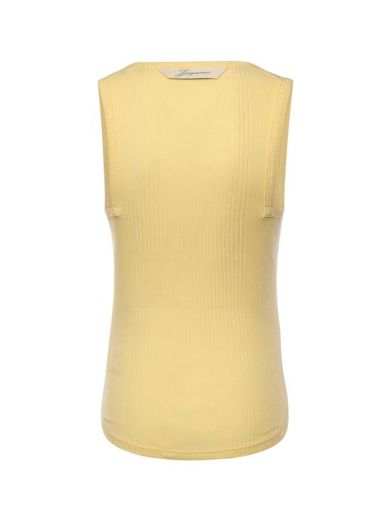 26SS 자크뮈스 긴팔 티셔츠 TSW00559AJ00103 210 LIGHT YELLOW - JACQUEMUS