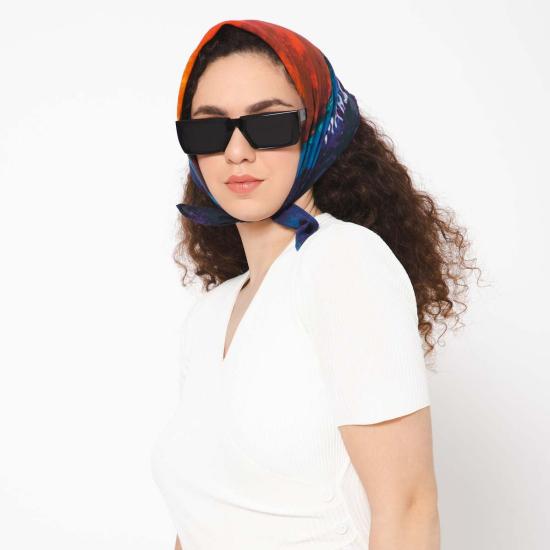  비스마야 머플러/스카프 콜레트 밀러 이웃 사랑 반다나 블루 레드 - VISMAYA