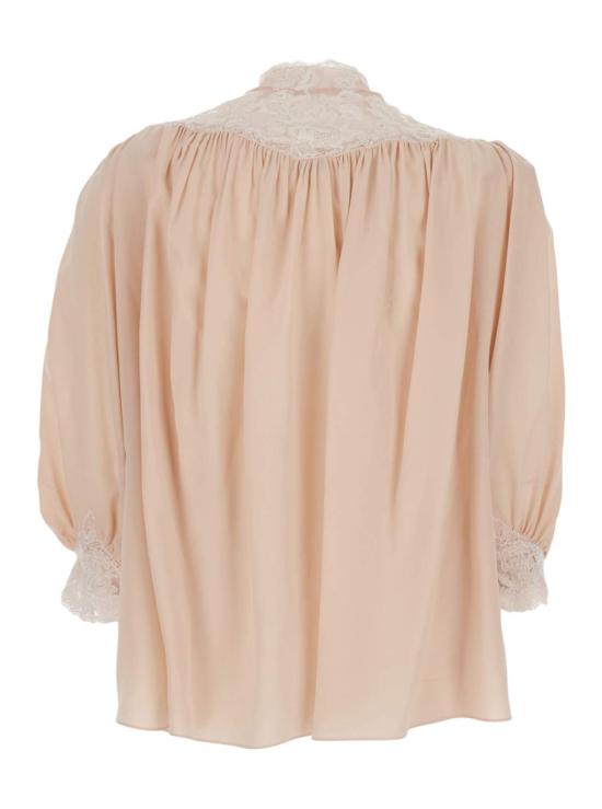 끌로에 블라우스 레이스 셔츠 핑크 - CHLOE