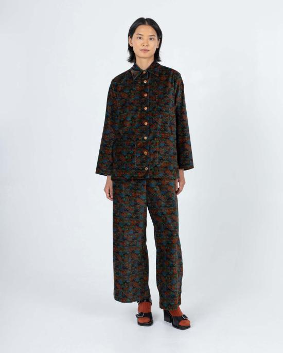  사멧 블라우스 멜빈 셔츠 퍼즈 팝 프린트 탑