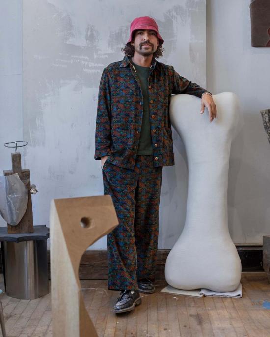  사멧 블라우스 멜빈 셔츠 퍼즈 팝 프린트 탑 - SAMET