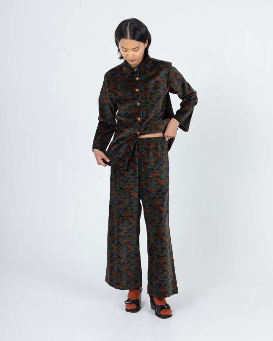  사멧 블라우스 멜빈 셔츠 퍼즈 팝 프린트 탑 - SAMET