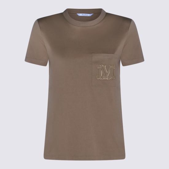  막스마라 반팔 티셔츠 막스 마라 파파이아 티셔츠 베이지