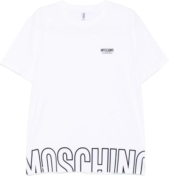  모스키노 반팔 티셔츠 A071243031001 WHITE