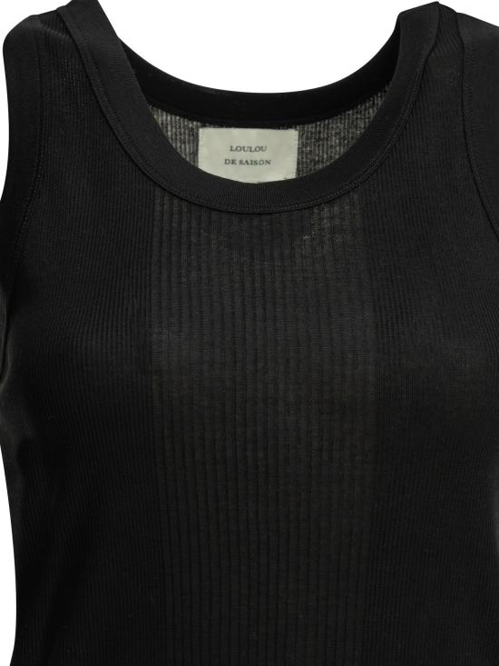 26SS 루루 드 세종 탑 LIMBA LDSBLACK Black - LOULOU DE SAISON