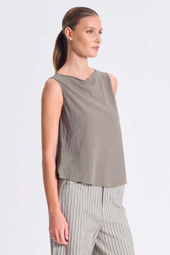  트랜짓 파 수쉬 민소매 티셔츠 트랜짓 파 서치 민소매 탱크탑 그레이 - TRANSIT PAR SUCH