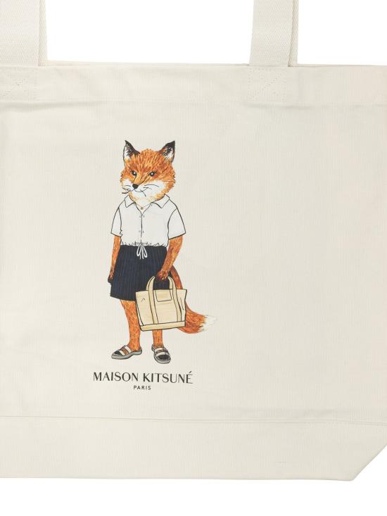 26SS 메종키츠네 숄더백 QU05108WW9042P700 Beige - MAISON KITSUNE