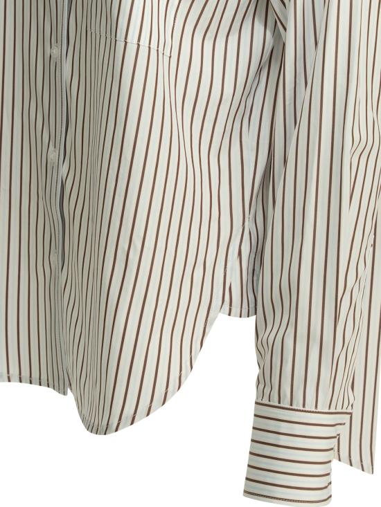 26SS 루루 드 세종 셔츠 MAUDDARK RED LIGHT BLUE White - LOULOU DE SAISON