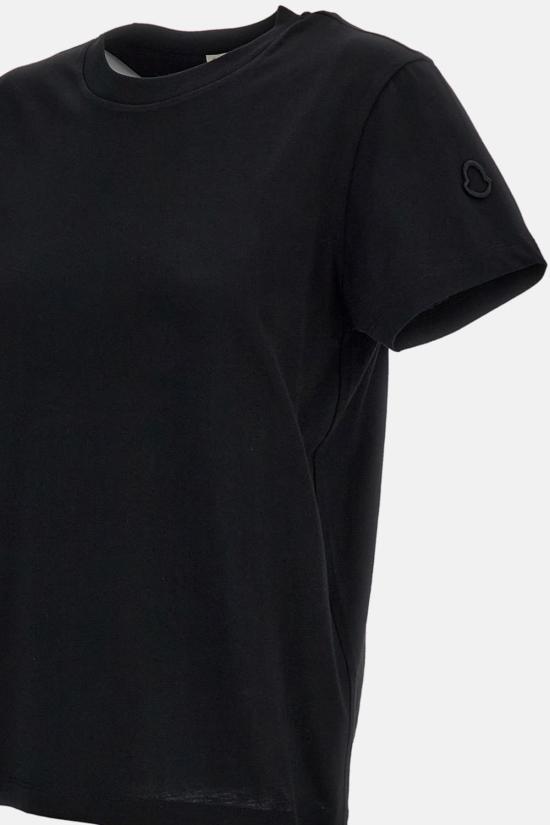  몽클레어 반팔 티셔츠 블랙 - MONCLER