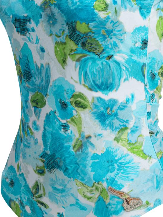 26SS 끌로에 원피스 수영복 CH26UMB2334291J Light blue - CHLOE