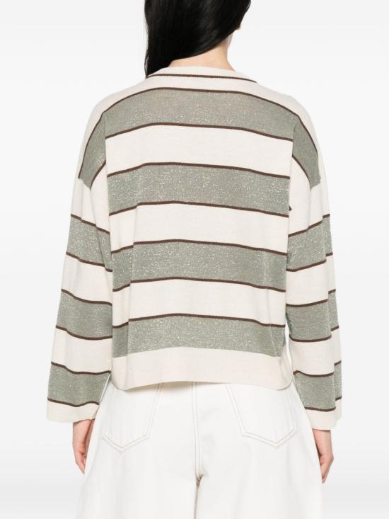 26SS 브루넬로 쿠치넬리 스웨터 M16221600 CQU70 Green - BRUNELLO CUCINELLI