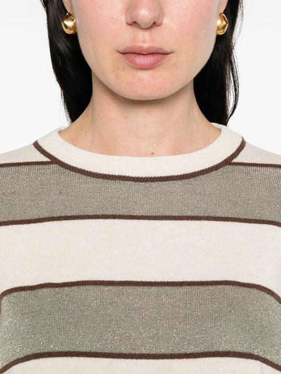 26SS 브루넬로 쿠치넬리 스웨터 M16221600 CQU70 Green - BRUNELLO CUCINELLI