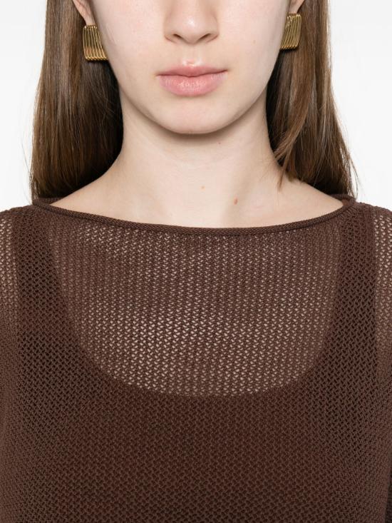 26SS 안토넬리 피렌체 스웨터 41745Q01907 20229 Marrone - ANTONELLI FIRENZE