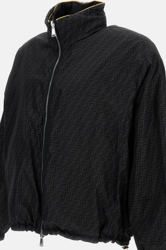  펜디 자켓 리버서블 나일론 재킷 블랙 - FENDI