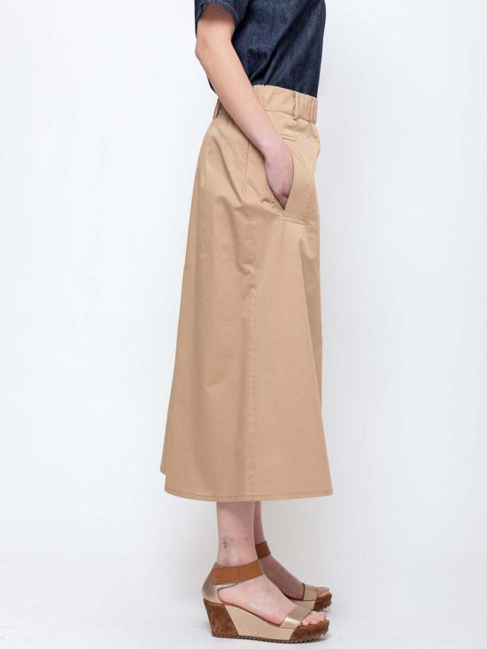  수잔 보머 미디 스커트 Susanne Bommer 엘라스틱 웨이스트 - SUSANNE BOMMER