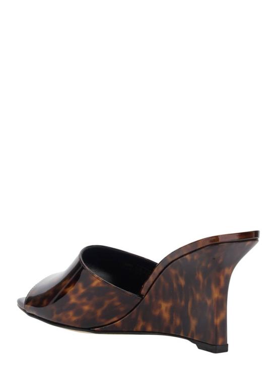  스튜어트 와이츠먼 뮬/슬리퍼 비니 웨지 뮬 85 웨지 브라운 - STUART WEITZMAN