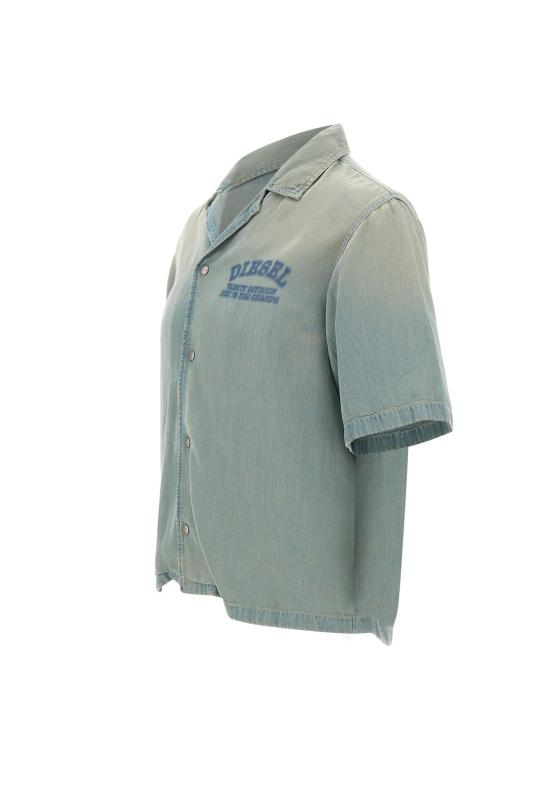 26SS 디젤 셔츠 A21055 0ADCF01 Blue - DIESEL
