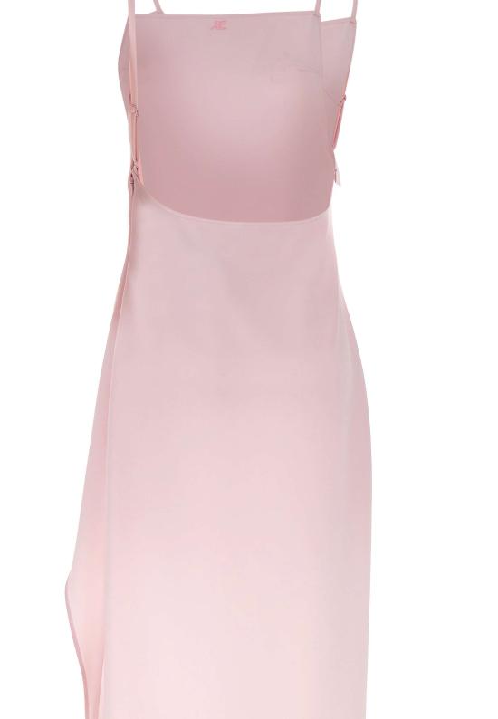 26SS 쿠레쥬 미디 원피스 126CRO805PL0159 LTPINK Pink - COURREGES