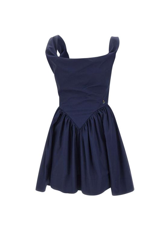 26SS 비비안웨스트우드 미디 원피스 1101039H W009QK410 Blue