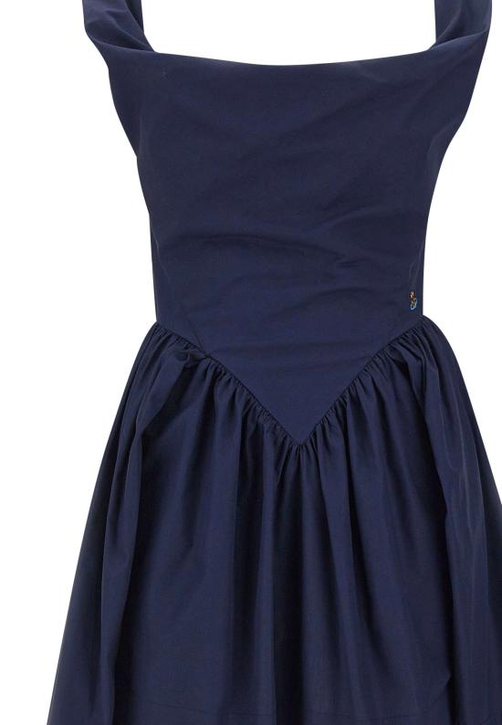 26SS 비비안웨스트우드 미디 원피스 1101039H W009QK410 Blue - VIVIENNE WESTWOOD