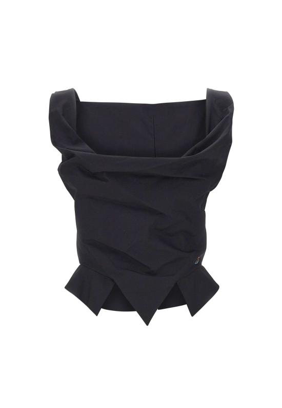 26SS 비비안웨스트우드 민소매 티셔츠 1505000M W009QN401 Black