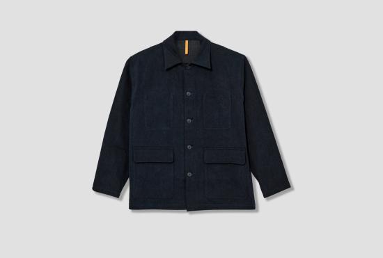 26SS 맨틀 자켓 제복 재킷 - 블루 스미 오가닉 데님 R20J2