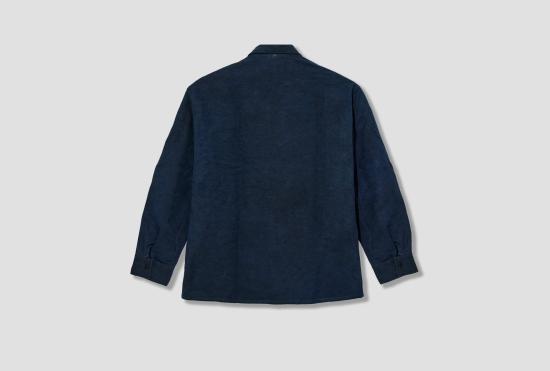 26SS 맨틀 긴팔 셔츠 쇼핑하기 - 스미 인디고 헴프 원단 R20S5 - MAN-TLE