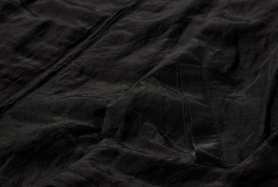 26SS 르메르 자켓 짧은 블라우스 - 린넨 비스코스 OW1231 LF1022 블랙 - LEMAIRE