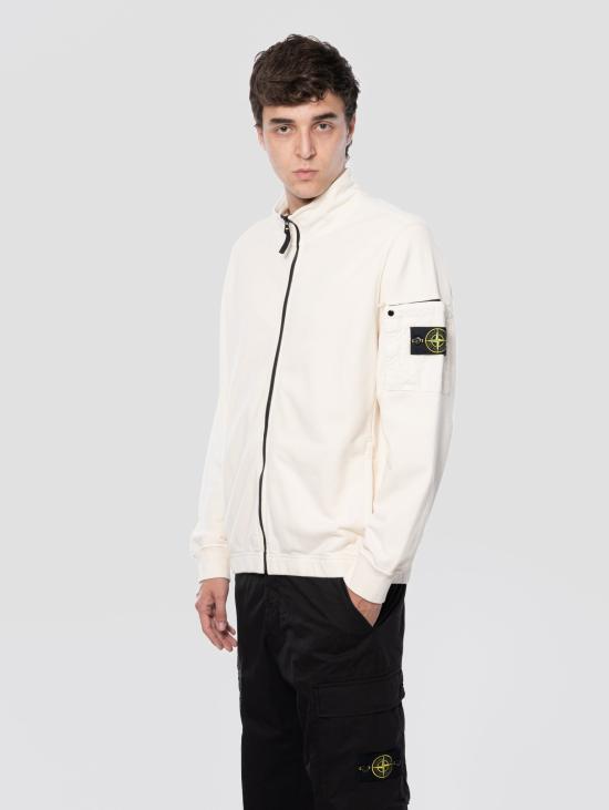 26SS 스톤 아일랜드 코튼 플리스 레귤러 핏 시즈널 포켓 트랙 자켓 L1S15 6100018 S0410v0093 - STONE ISLAND