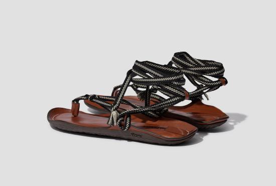26SS 르메르 샌들 비브람  - 우븐 레이스 FO0267 CO0034 블랙 - LEMAIRE