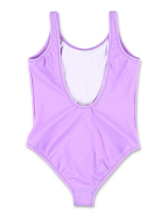  [키즈] 마르니 원피스 수영복 로고 아동용 원피스 수영복 (라일락색) - MARNI